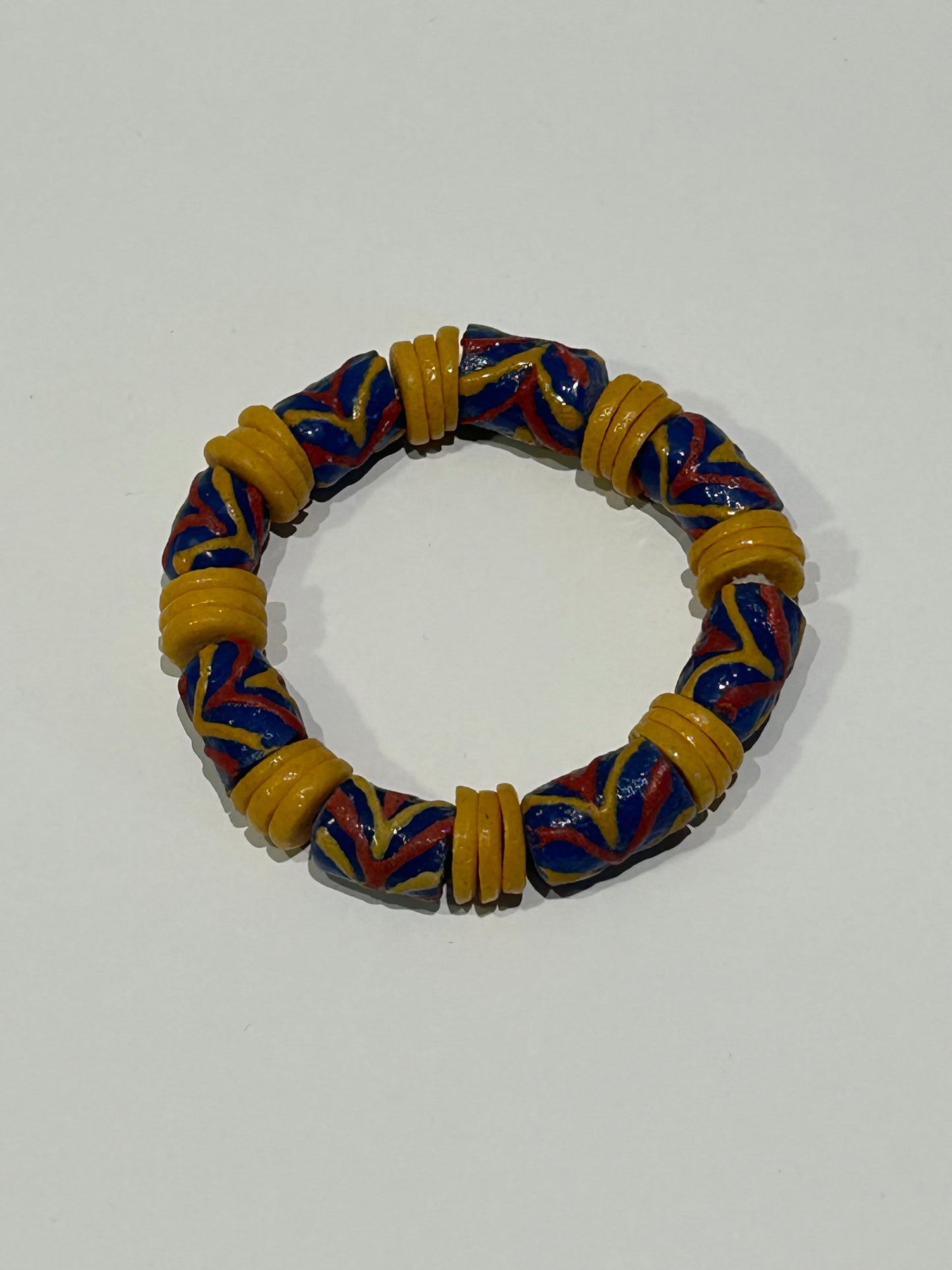 Krobo bead bracelet