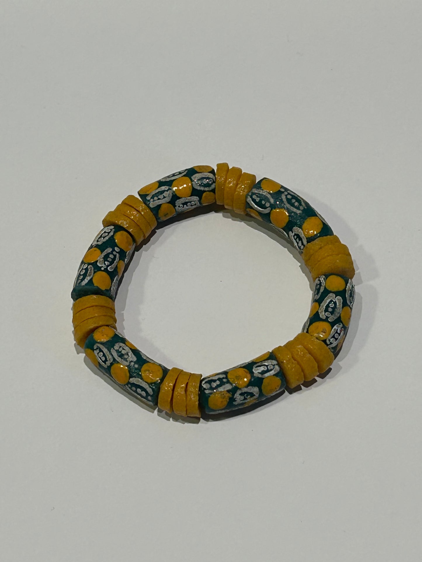 Krobo bead bracelet