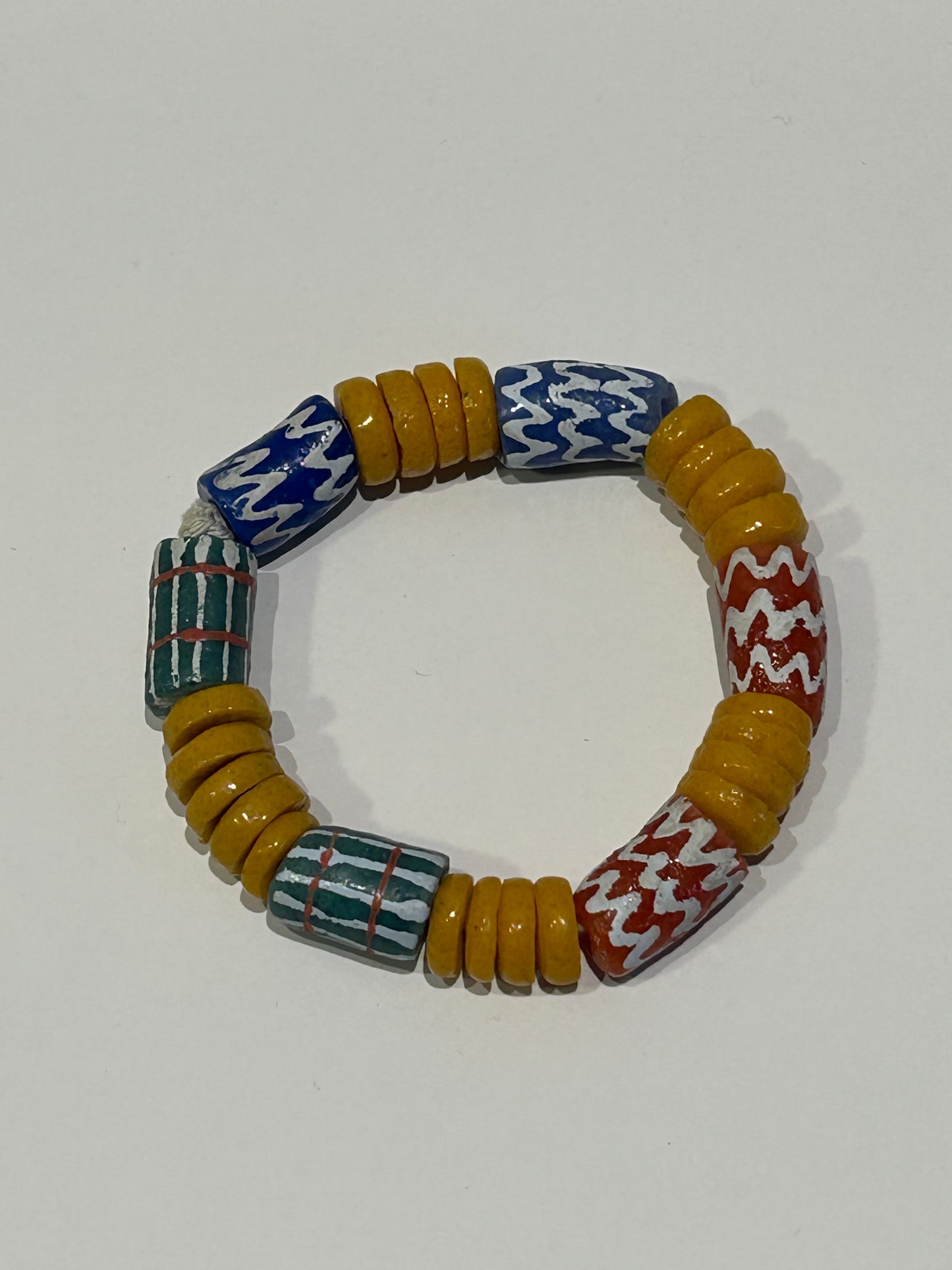 Krobo bead bracelet