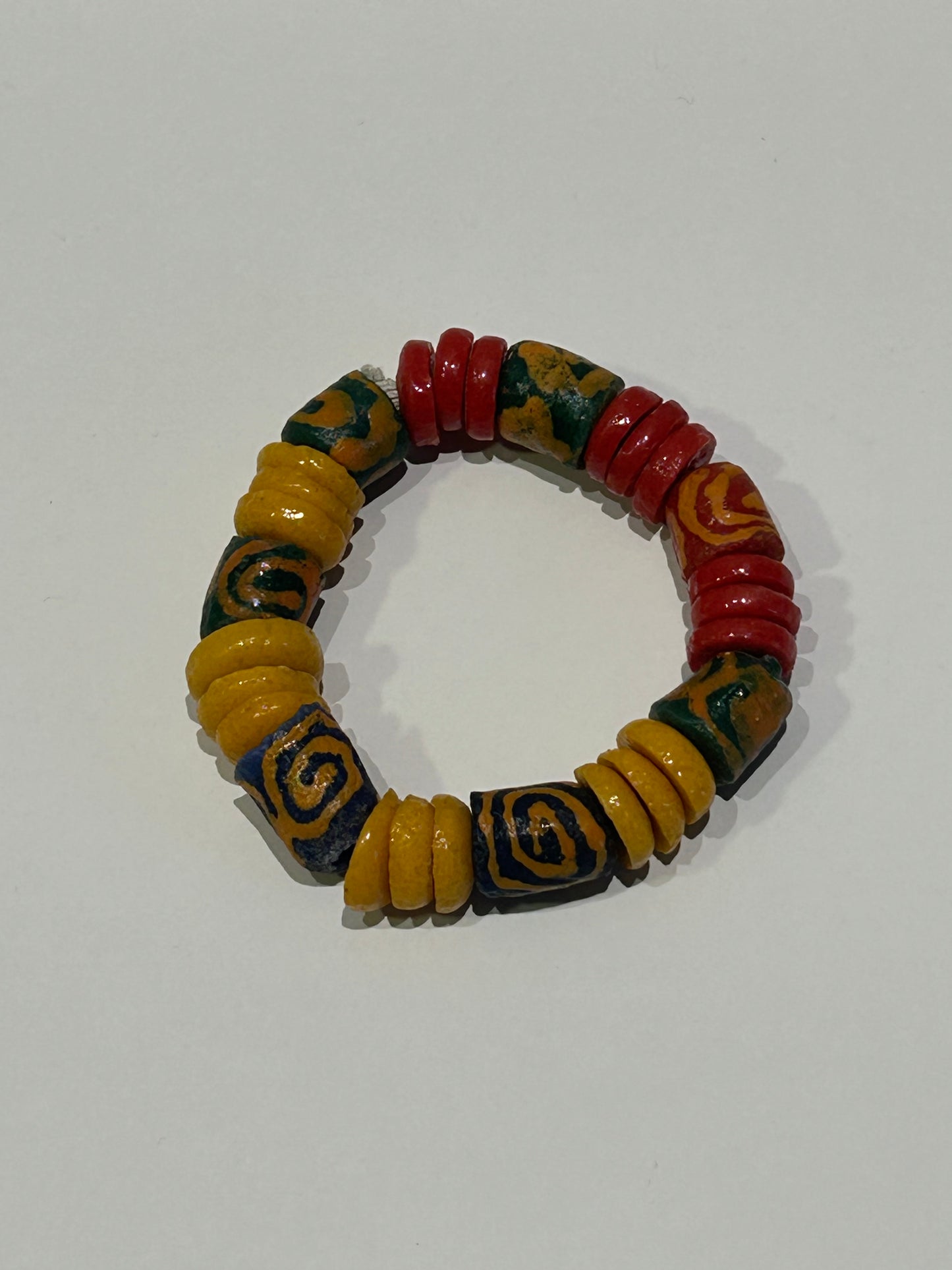 Krobo bead bracelet
