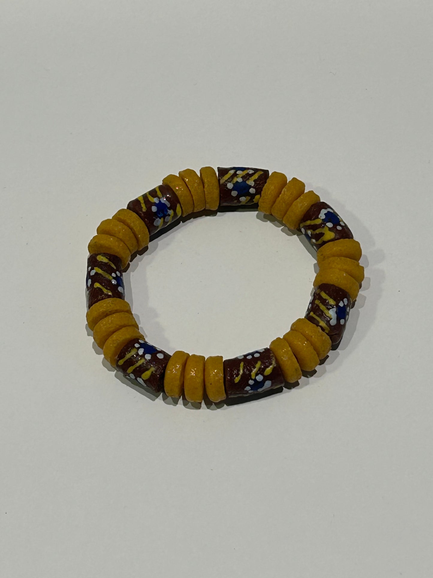 Krobo bead bracelet