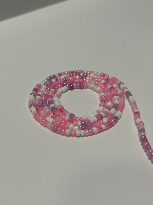 Pink paradise - waistbeads